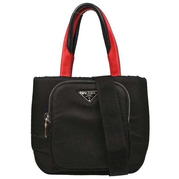 Prada Black Nylon 2way Handbag - Picture 1 of 11